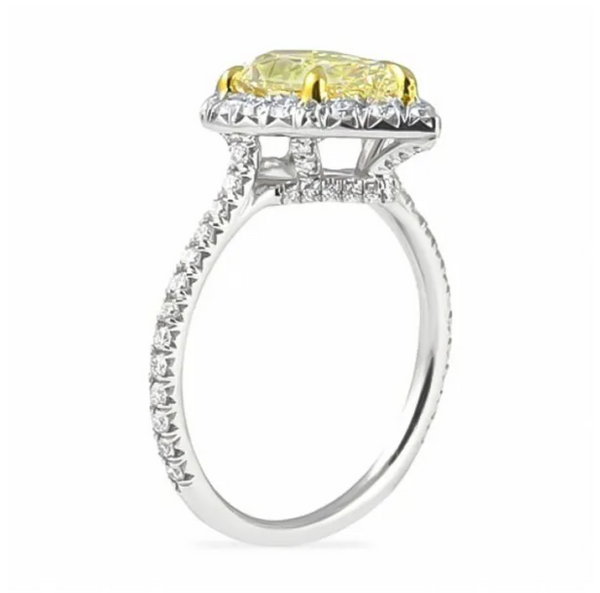 Canary Pear Ring