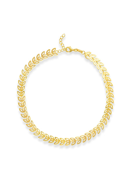 Gold Leaf Anklet