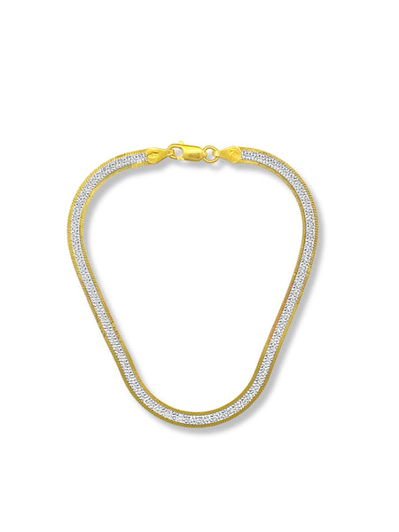 Diamond Herringbone Anklet