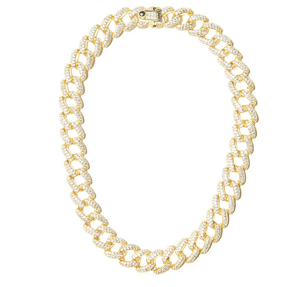 Diamond Cuban Anklet