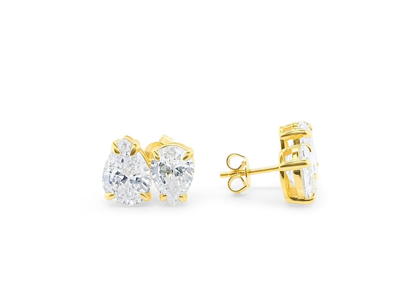 So Pear Stud Earrings