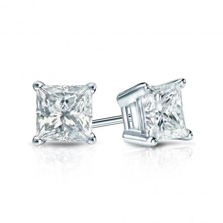 Princess Cut Studs