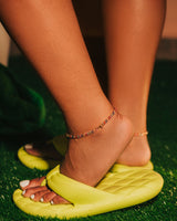 Multi Color Cuban Anklet