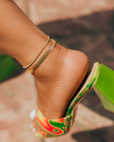 Gold Leaf Anklet