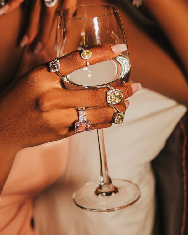 Canary Pear Ring