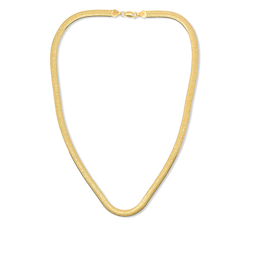 Textured Herringbone Necklace