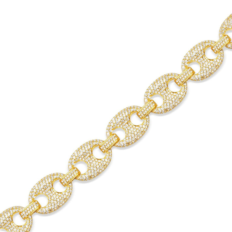 Diamond Gucci Link Bracelet
