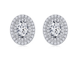 Halo Oval Studs