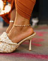 Diamond Gucci Puff Anklet