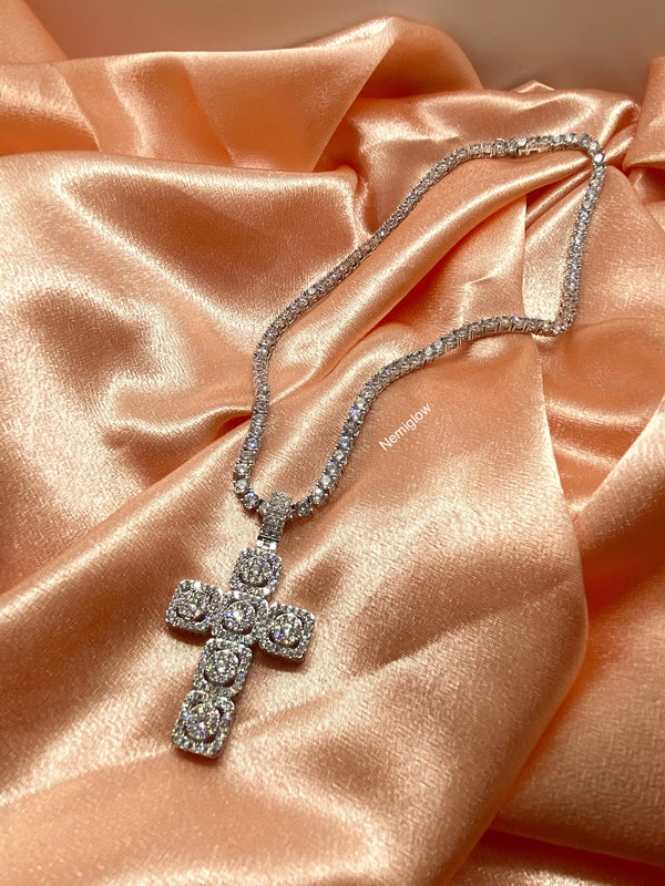 Mega Cross Necklace