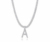 Diamond Initial Necklace