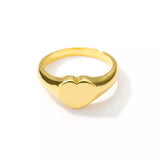 Solid Heart Ring