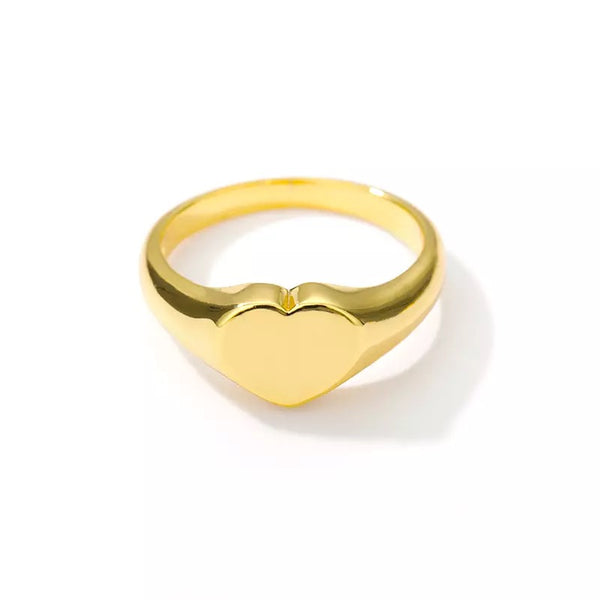 Solid Heart Ring