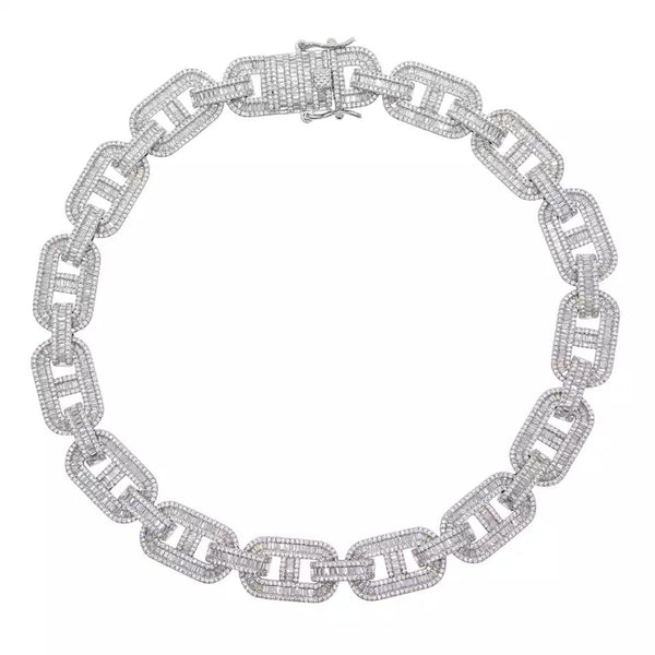 Iced Gucci Link Necklace