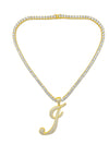 Cursive Initial Necklace