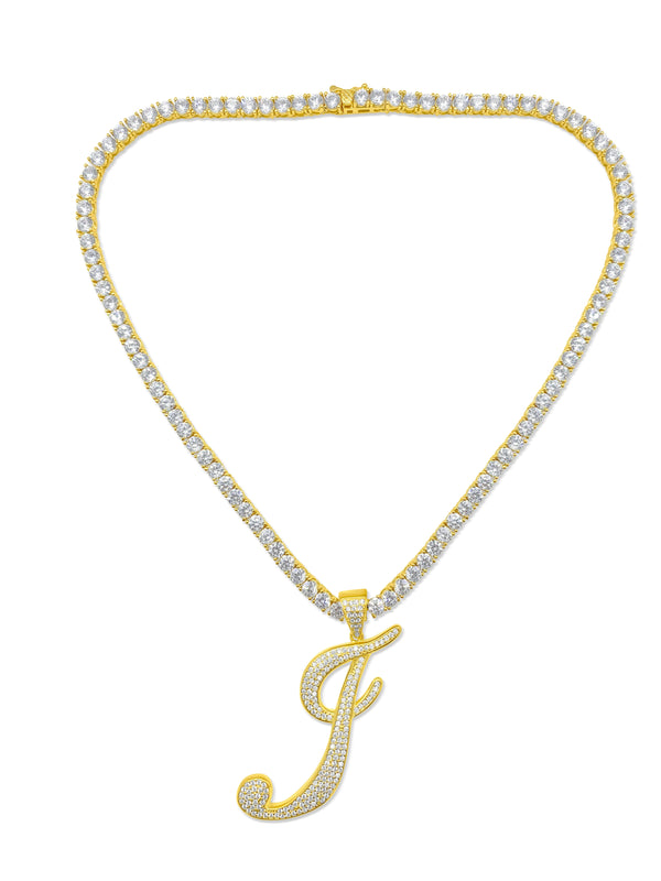 Cursive Initial Necklace