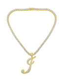 Cursive Initial Necklace