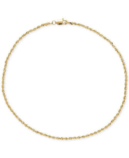 Diamond Cuban Anklet
