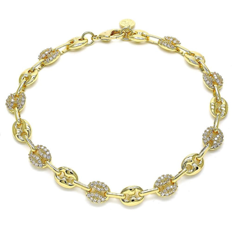 Diamond Gucci Puff Anklet